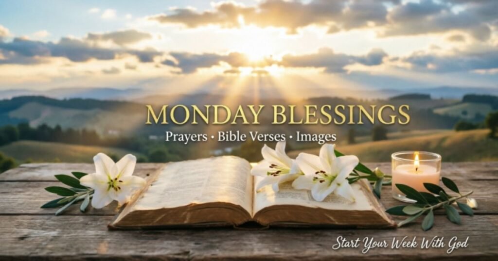 170+ Monday Blessings, prayers, bible verses, Images