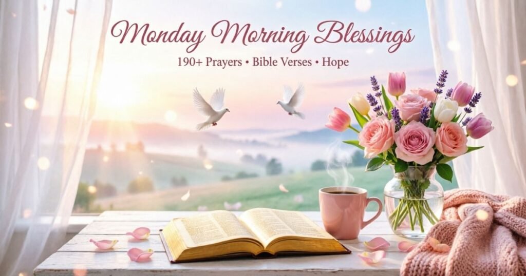 190+ Monday Morning Blessings, prayers, bible verses, Images