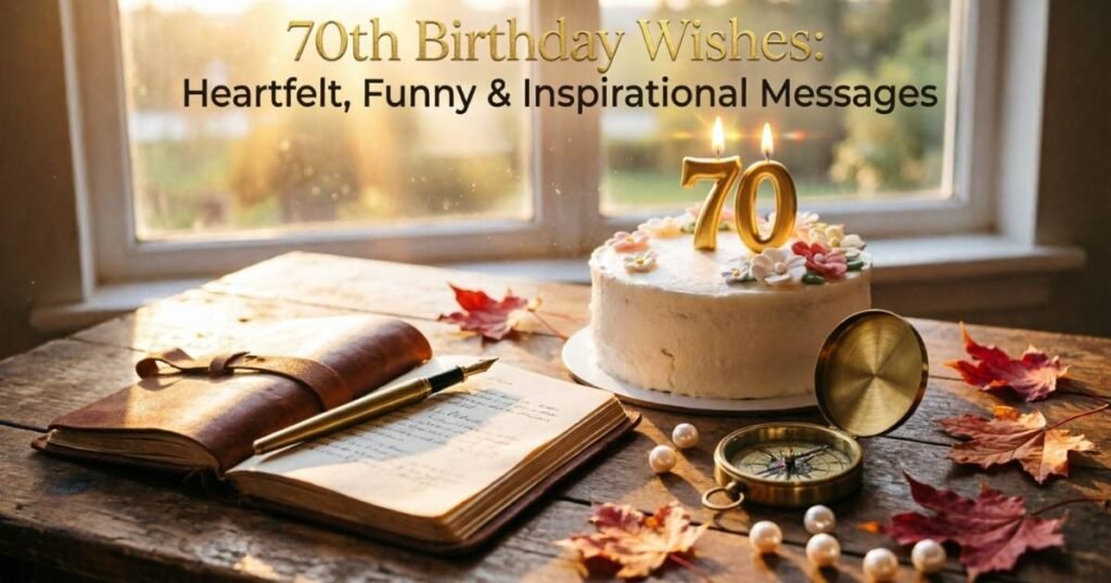 70th Birthday Wishes, Heartfelt, Funny & Inspirational Messages