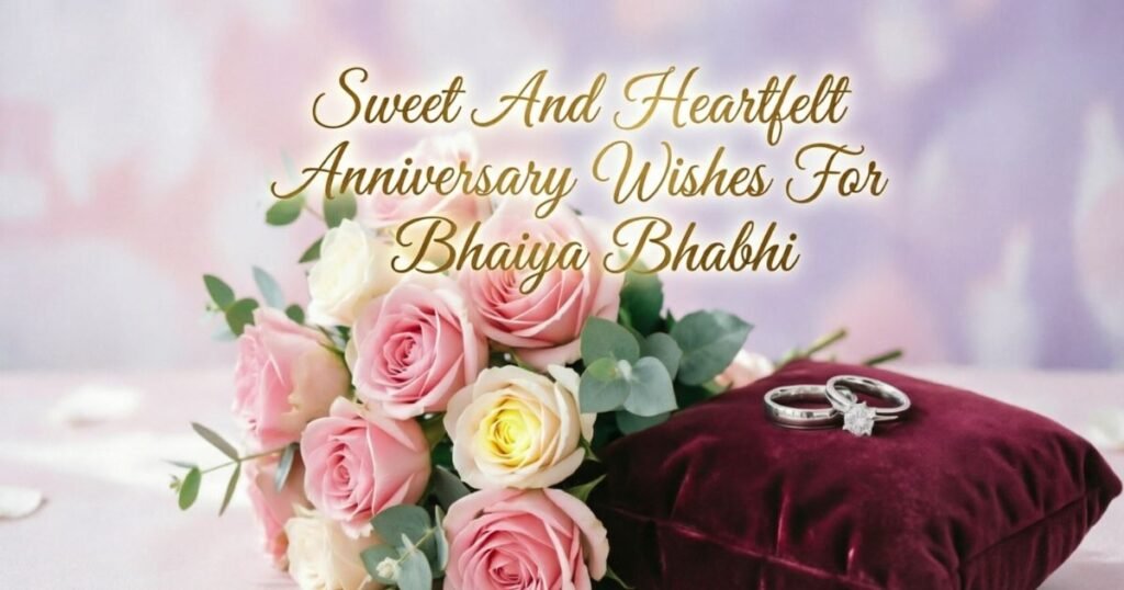 330+ Sweet And Heartfelt Anniversary Wishes For Bhaiya Bhabhi