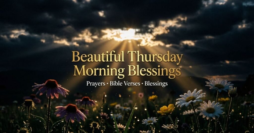 Beautiful Thursday Morning Blessings, Prayers, Bible Verses And Images 