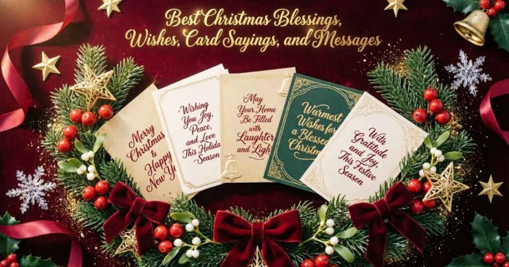180+ Best Christmas Blessings, Wishes, Card Sayings, and Messages