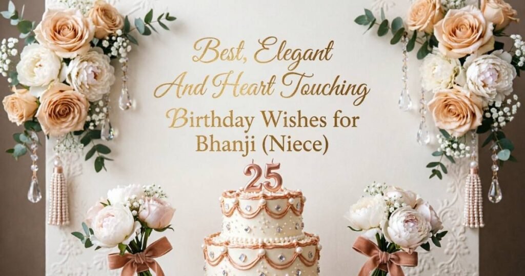 Best, Elegant And Heart Touching Birthday Wishes for Bhanji (Niece)