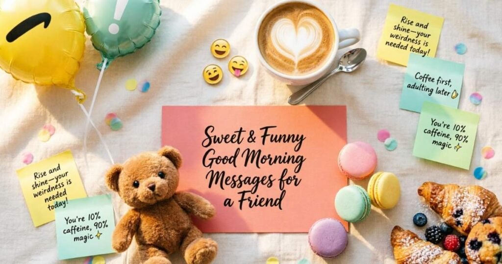 Sweet & Funny Good Morning Messages for a Friend 