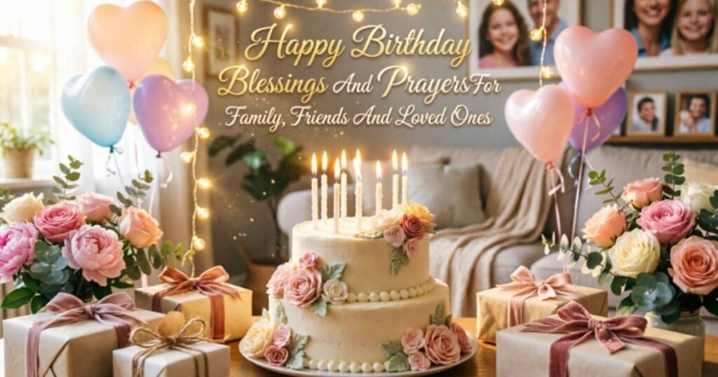 Happy Birthday Blessings And Prayers For Family, Friends And Loved Ones 