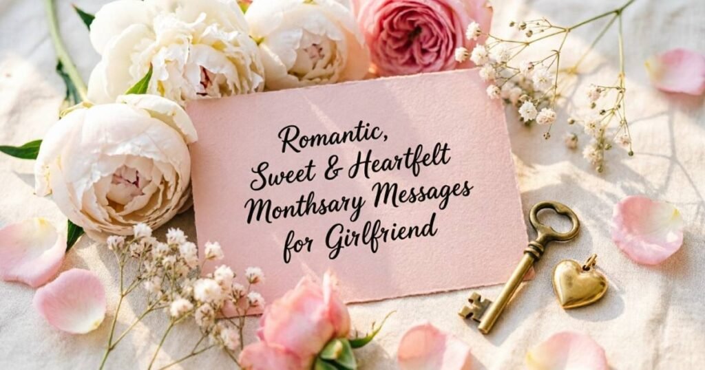 190+ Romantic, Sweet & Heartfelt Monthsary Messages for Girlfriend 