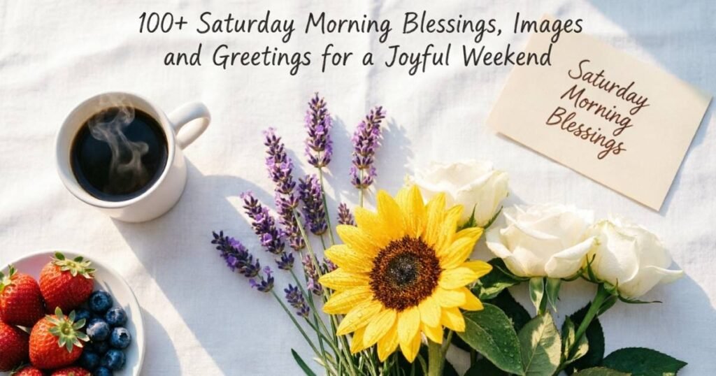 100+ Saturday Morning Blessings, Images and Greetings for a Joyful Weekend