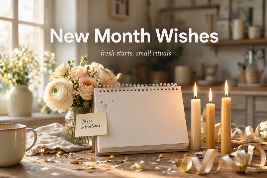 260+ New Month Wishes for Motivation, Happiness, and Hope