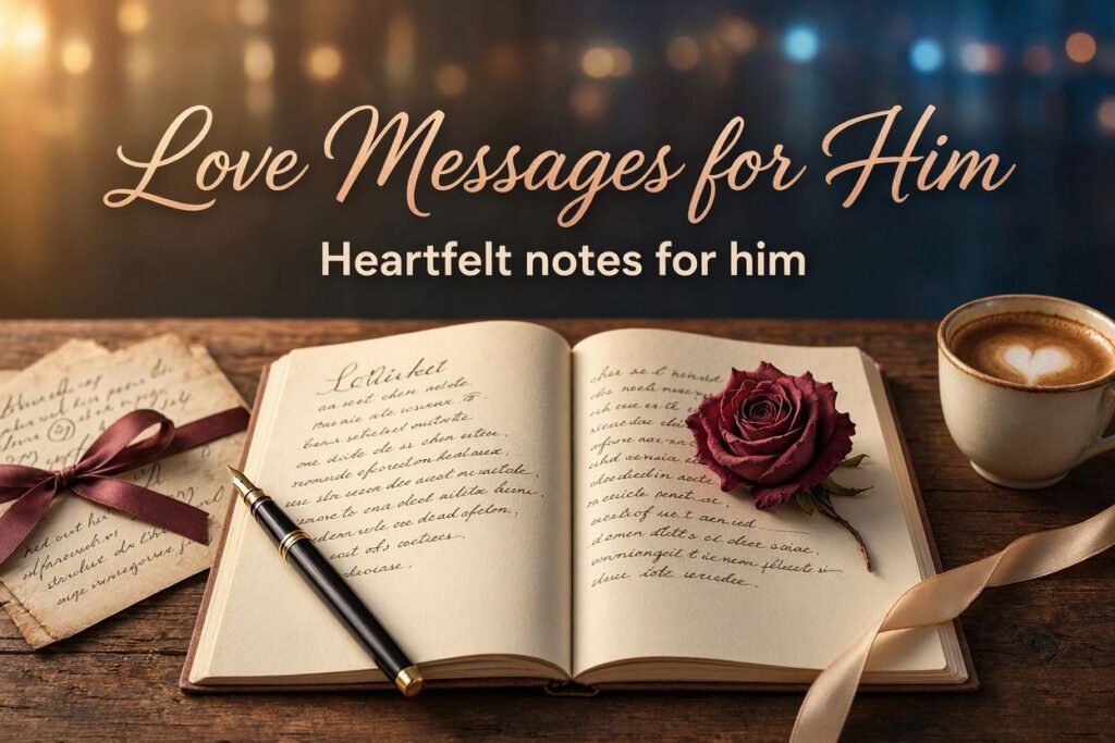140+ Romantic Love Messages for Him to Melt His Heart