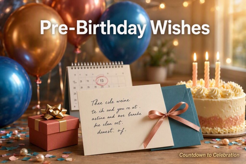 Best And Elegant Pre Birthday Wishes, Blessings and Messages