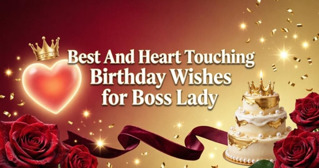 190+ Best And Heart Touching Birthday Wishes for Boss Lady