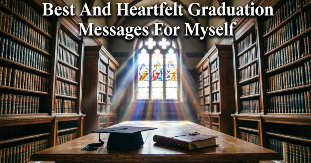 Best And Heartfelt Graduation messages For Myself(2027)