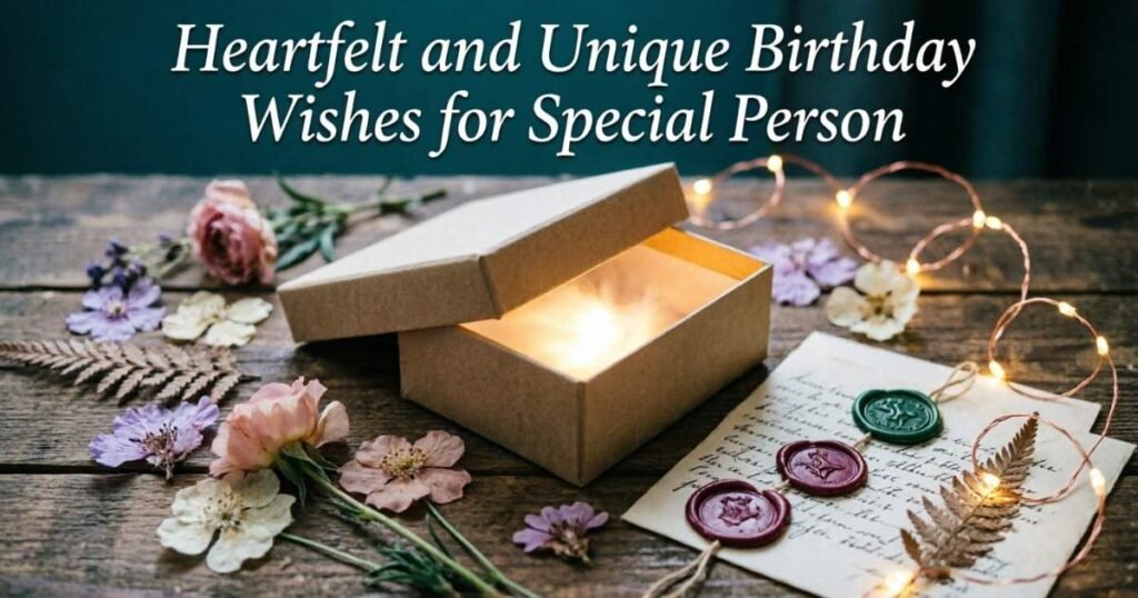 250+ Heartfelt and Unique Birthday Wishes for Special Person