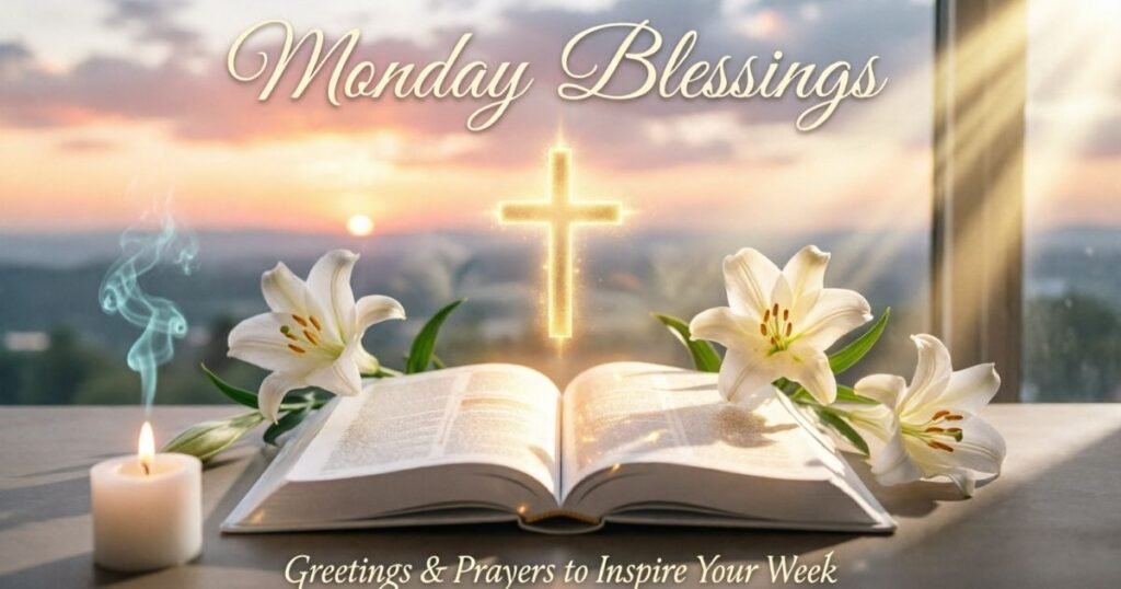 220+ Monday Blessings Images, Greetings & Prayers to Inspire Your Week