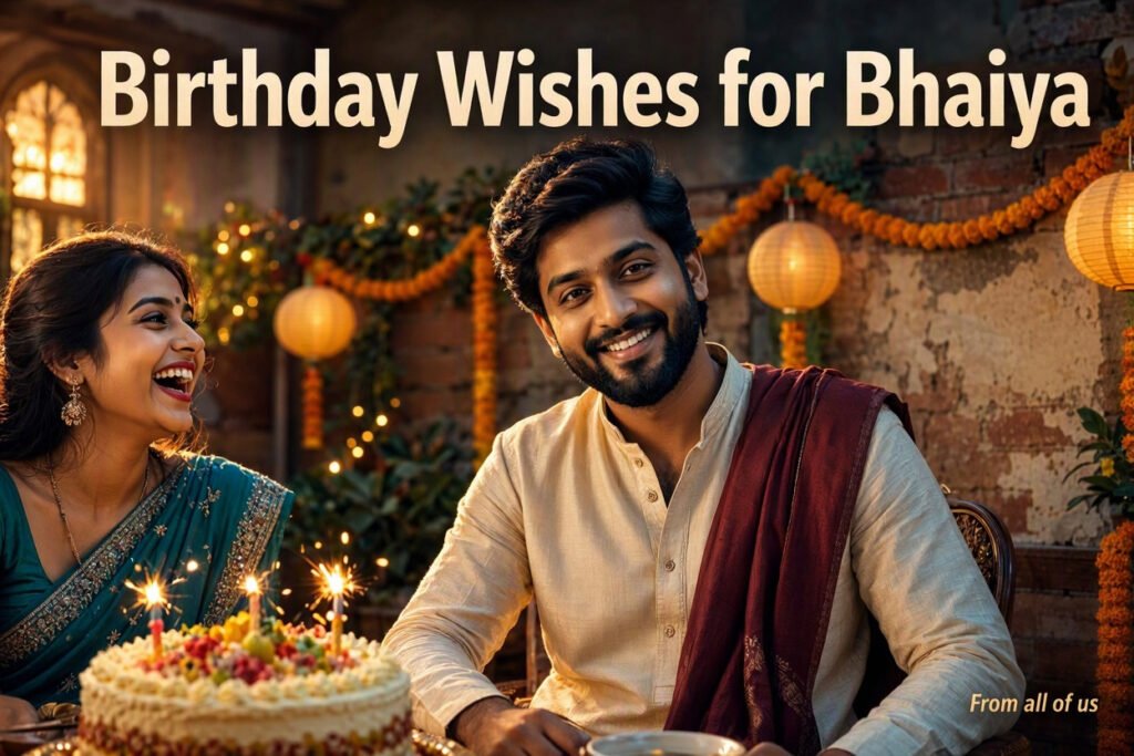 230+ Best And Elegant Birthday Wishes for Bhaiya